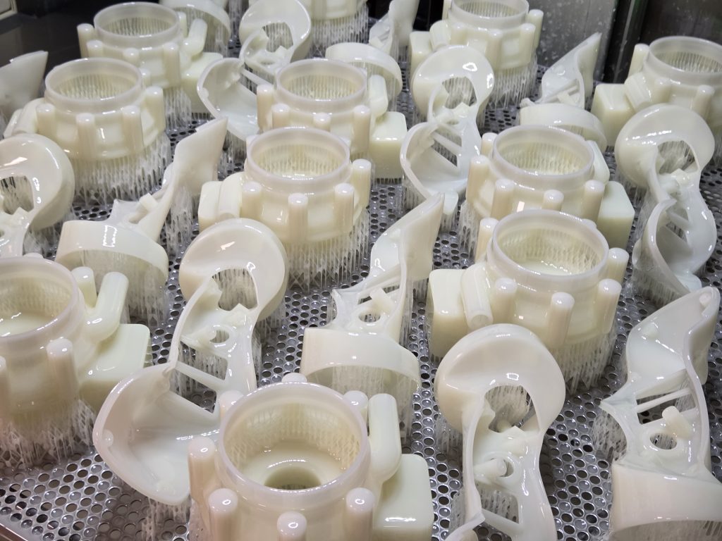 Image of bed of parts
